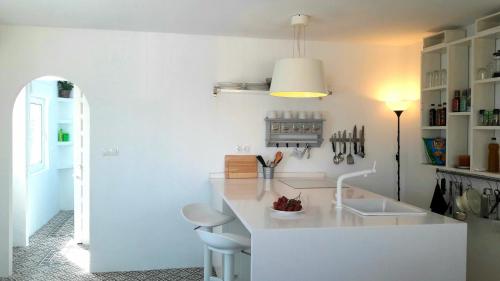 Kuchyň nebo kuchyňský kout v ubytování Cortijo Molino in Almayate