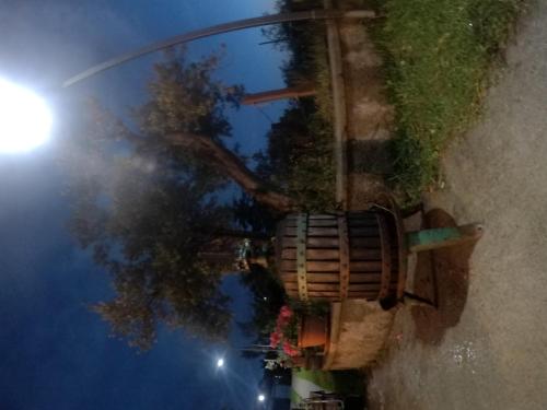 an aerial view of a gondola ride at night at B&B da Maria Teresa - Maratea in Maratea