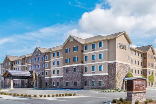 a rendering of the front of a hotel at Staybridge Suites Anchorage by IHG in Anchorage