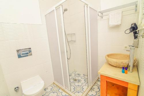 Alacati Asmali Konak Hotelにあるバスルーム