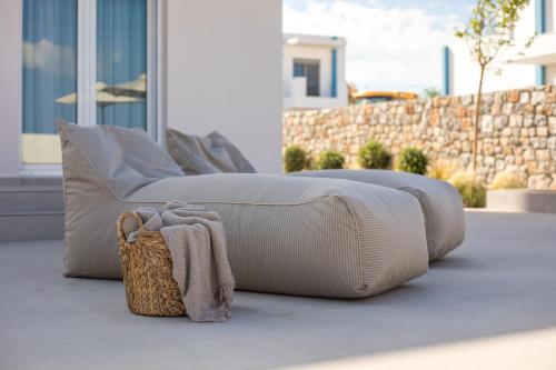 Χώρος καθιστικού στο Villa Ariadne