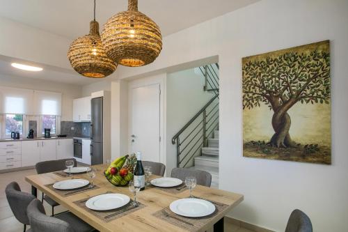 Η κουζίνα ή μικρή κουζίνα στο Villa Ariadne