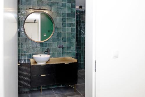 Phòng tắm tại Design Appartements Ehrenhausen
