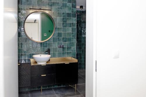Kúpeľňa v ubytovaní Design Appartements Ehrenhausen