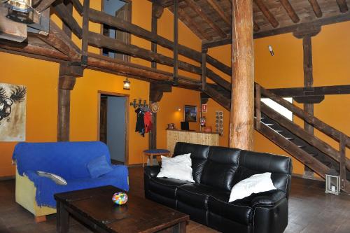 Гостиная зона в LA CABAÑA DE SARA