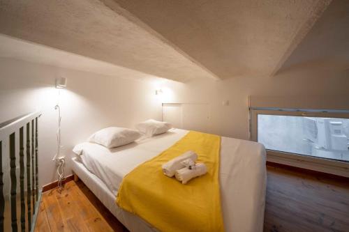 Llit o llits en una habitació de Cocoon near the center of Montpellier