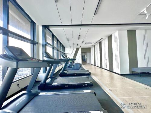 Γυμναστήριο ή/και όργανα γυμναστικής στο Twin Tower Residence Johor Bahru by Stayrene