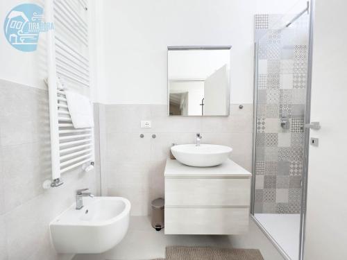 Koupelna v ubytování Slataper 19 Tirabora Short Rent