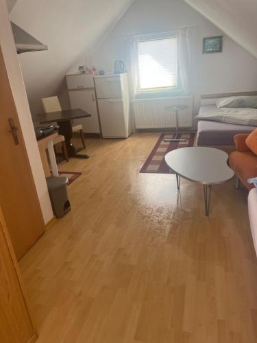 Postel nebo postele na pokoji v ubytování Übernachtung Möglichkeit