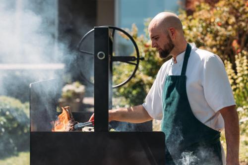 Equipo para parrilladas disponible en el hotel