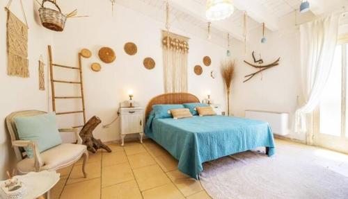 Cama o camas de una habitación en Masseria li Vecchi