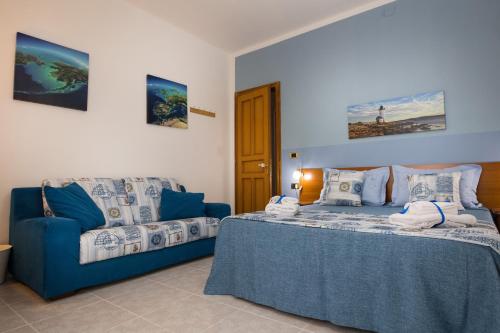 Posezení v ubytování B&B Lucia