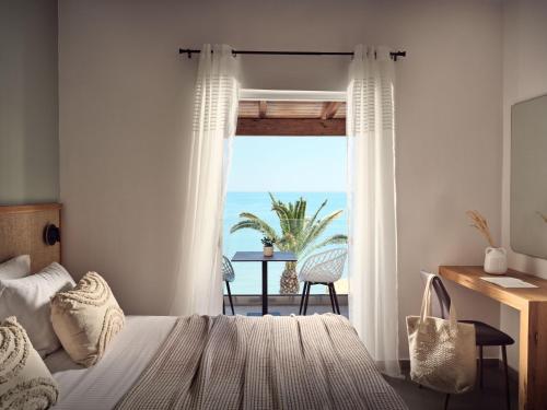 Ένα ή περισσότερα κρεβάτια σε δωμάτιο στο Villa Grimani