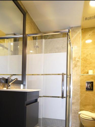 Koupelna v ubytování MENA Tyche Hotel Amman