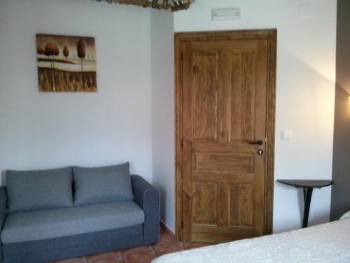 Posezení v ubytování Hostal Suetxe