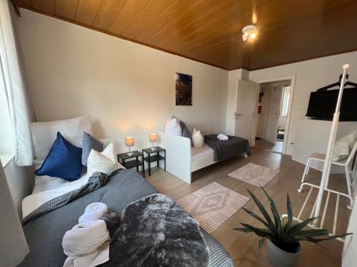 Posezení v ubytování ERH03-FW Flat in Herzogenaurach