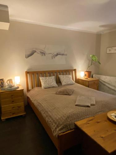 Ein Bett oder Betten in einem Zimmer der Unterkunft Vital House