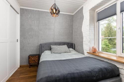 Postel nebo postele na pokoji v ubytování Tartu tn Apartement