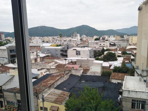 a view from the window of a city at Cony Lee Esteco in Salta