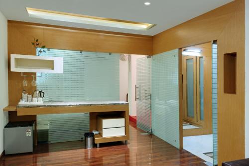 Phòng tắm tại Hotel Balaji Central