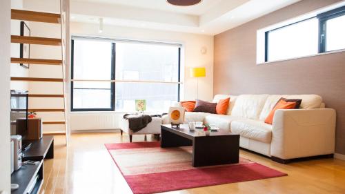 Χώρος καθιστικού στο Powder Haven