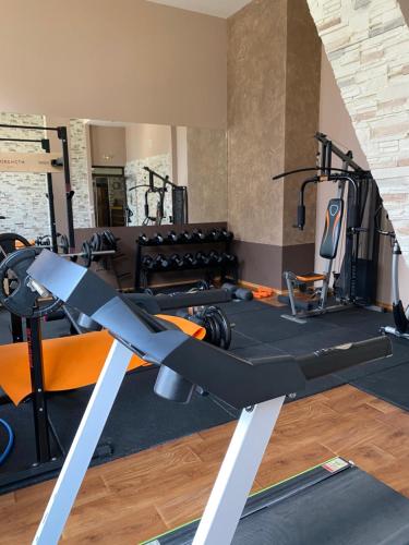 Fitness centrum a/nebo fitness zařízení v ubytování M&R Apartment C13 - SPA Terra Complex