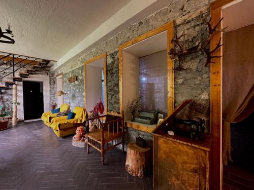 Un lugar para sentarse en "White House Nakani" - Guesthouse near the centre