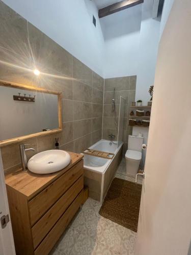 Et badeværelse på El Patio Secreto