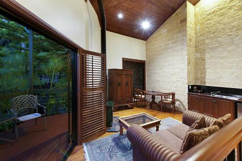 Χώρος καθιστικού στο Escarpment Retreat & Day Spa for Couples