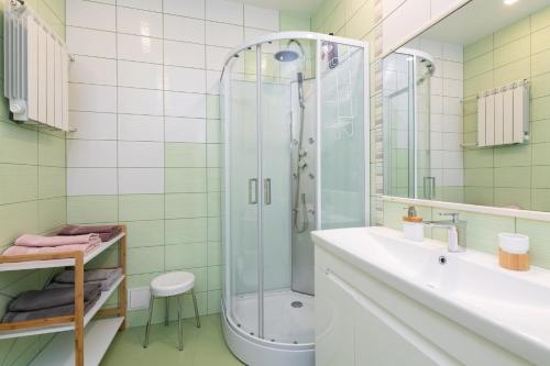 Ένα μπάνιο στο Kaubamaja Apartment