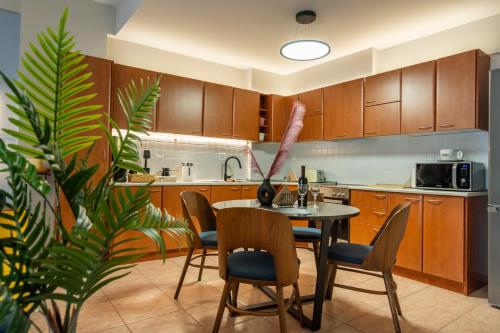 O bucătărie sau chicinetă la MK lux apartment