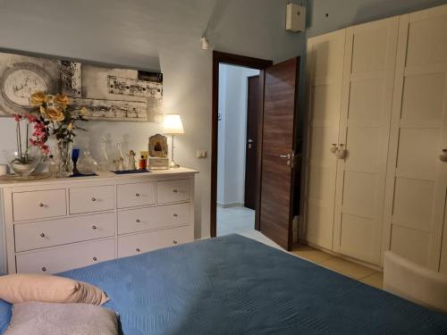 Tempat tidur dalam kamar di Casa Vacanza La Via Del Cinabro