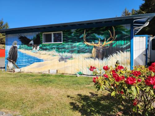 Ein Garten an der Unterkunft Plainview Motel