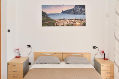 Postel nebo postele na pokoji v ubytování B&B agli Ulivi