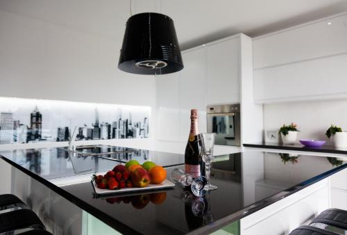 Dapur atau dapur kecil di Hotel Senator
