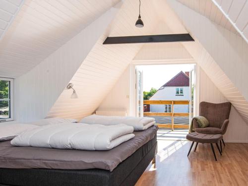 Postel nebo postele na pokoji v ubytování Holiday home Auning
