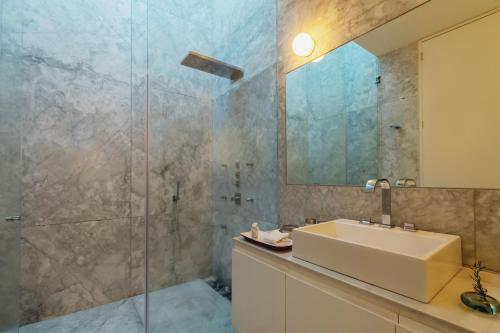 Ein Badezimmer in der Unterkunft Anticavilla Hotel Restaurante & Spa