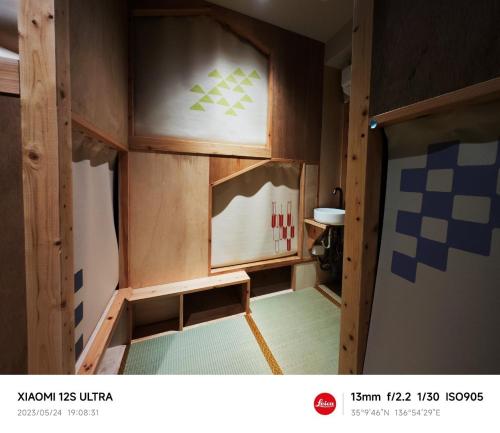 a lego house with a bed in a room at Sakae Guesthouse in Nagoya