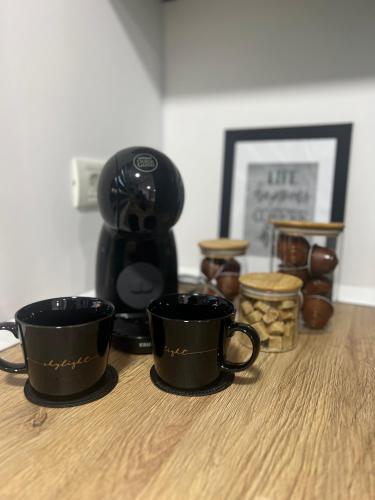 Kaffi- og teaðstaða á Denis Studio