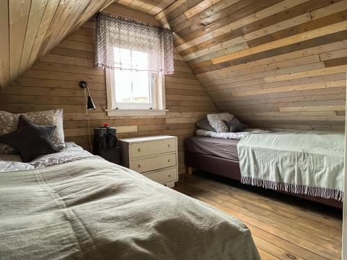 Postel nebo postele na pokoji v ubytování Hraunsnef Country Hotel