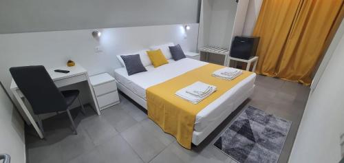Ένα ή περισσότερα κρεβάτια σε δωμάτιο στο Affittacamere Sikelia