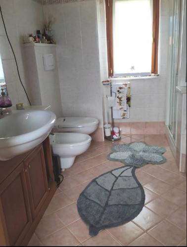 Phòng tắm tại Glicine delle Dolomiti