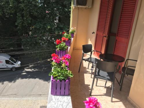 Balkón nebo terasa v ubytování Maison Centre