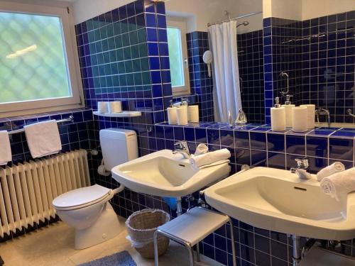 Koupelna v ubytování Ruhiges Zimmer in guter Lage in Aalen/Unterkochen