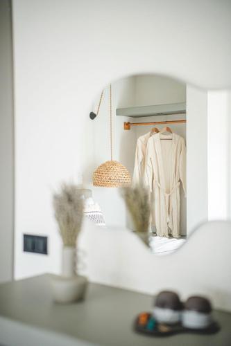Cama o camas de una habitación en Derin Alacati