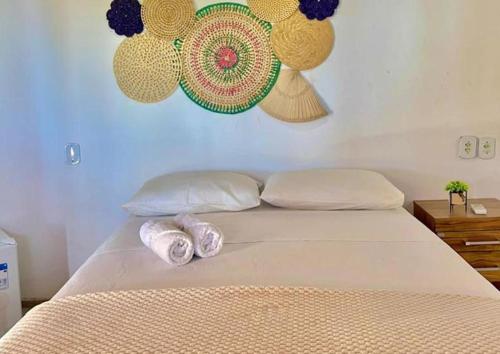 Posteľ alebo postele v izbe v ubytovaní Mansão do Kite - Praia do Coqueiro