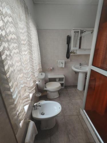Koupelna v ubytování Manuela Residence