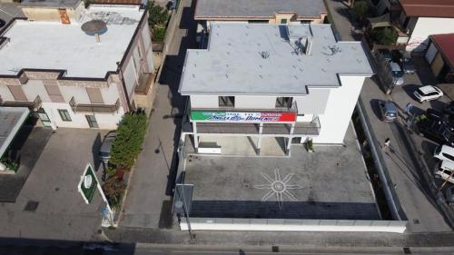 an overhead view of a building in a city at Villa Ida - Free private Parking in Sarno
