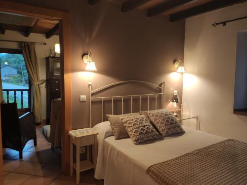 Postel nebo postele na pokoji v ubytování Apartamento Aguas del Sella