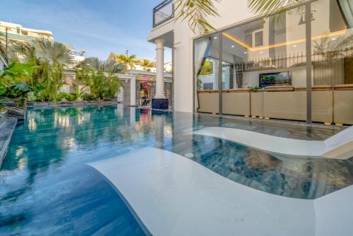 an image of a swimming pool in a house at B2-21 Hoàng My Villages in Vung Tau